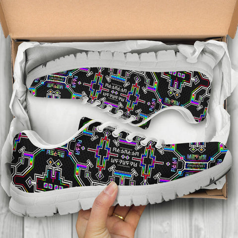 Prismatic Grid Sneakers