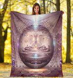 Cosmic Egg Micro Fleece Blanket