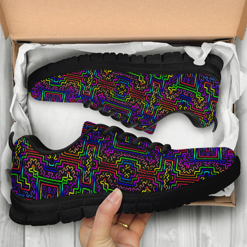 Prismatic Overlay Sneakers