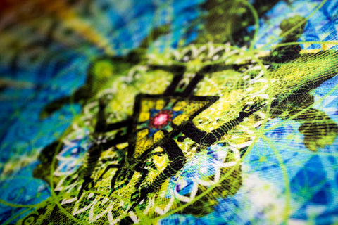 Lycra Tapestry / Backdrop of "Drop"