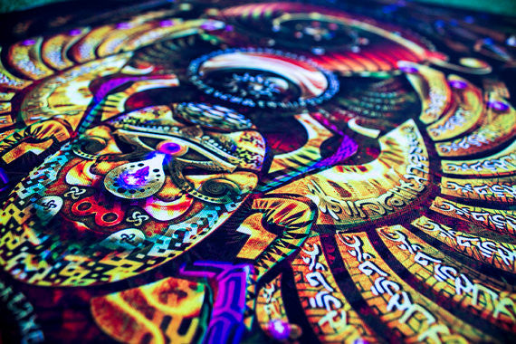 <transcy>Tapisserie Lycra / Toile de fond "Telluric Arcanum"</transcy>