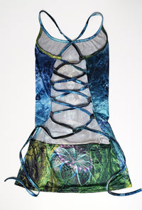 <transcy>Ladies Lattice Halter Top - Achse Mundi (LIMITED EDITION)</transcy>
