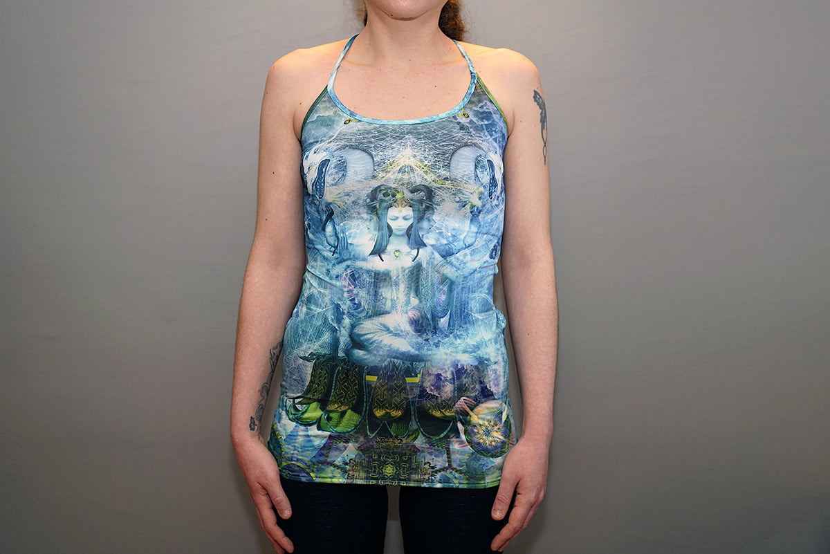 <transcy>Ladies Lattice Halter Top - Achse Mundi (LIMITED EDITION)</transcy>
